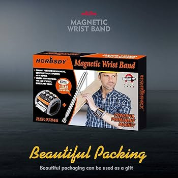 HORUSDY Magnetic Wristband, Gifts for Dad, with Strong Magnets for Holding Screws, Nails, Drillin... | Amazon (US)