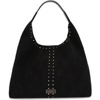 Womens 'Cinzia Studded Shoulder' Suedette Bag - Black - One Size | NastyGal UK