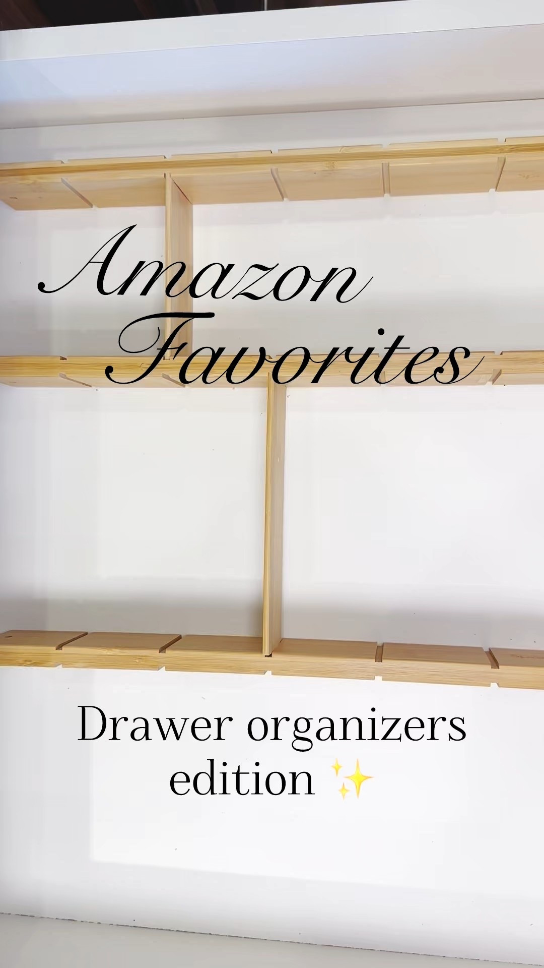 Drawer dividers that actually keep everything in place 🙌
Clean lines, no shifting, and finally a drawer that stays organized.
Linked in LTK 🤍#LTKhome #LTKfinds #DrawerOrganization #OrganizedHome #HomeOrganization #AmazonHome #NeutralHome #MomLifeOrganization #SimpleSolutions

#LTKmomlife