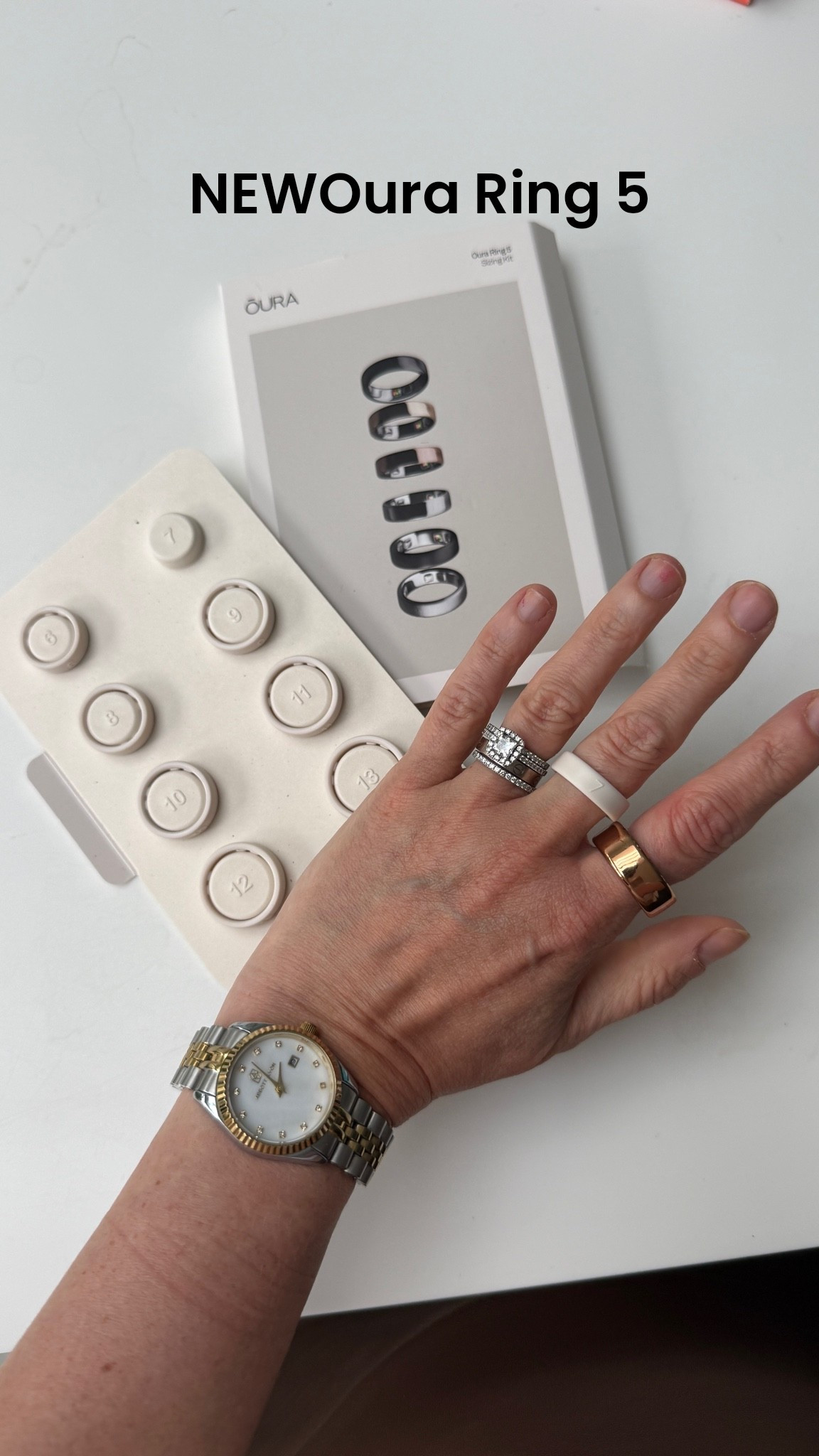 I'm defo getting the new Oura ring I bought this sizer to check what size to get but look how much slimmer it is compared to 4! #ouraring #oura #ourring5 ad

#LTKuk #LTKunboxing #LTKfitness
