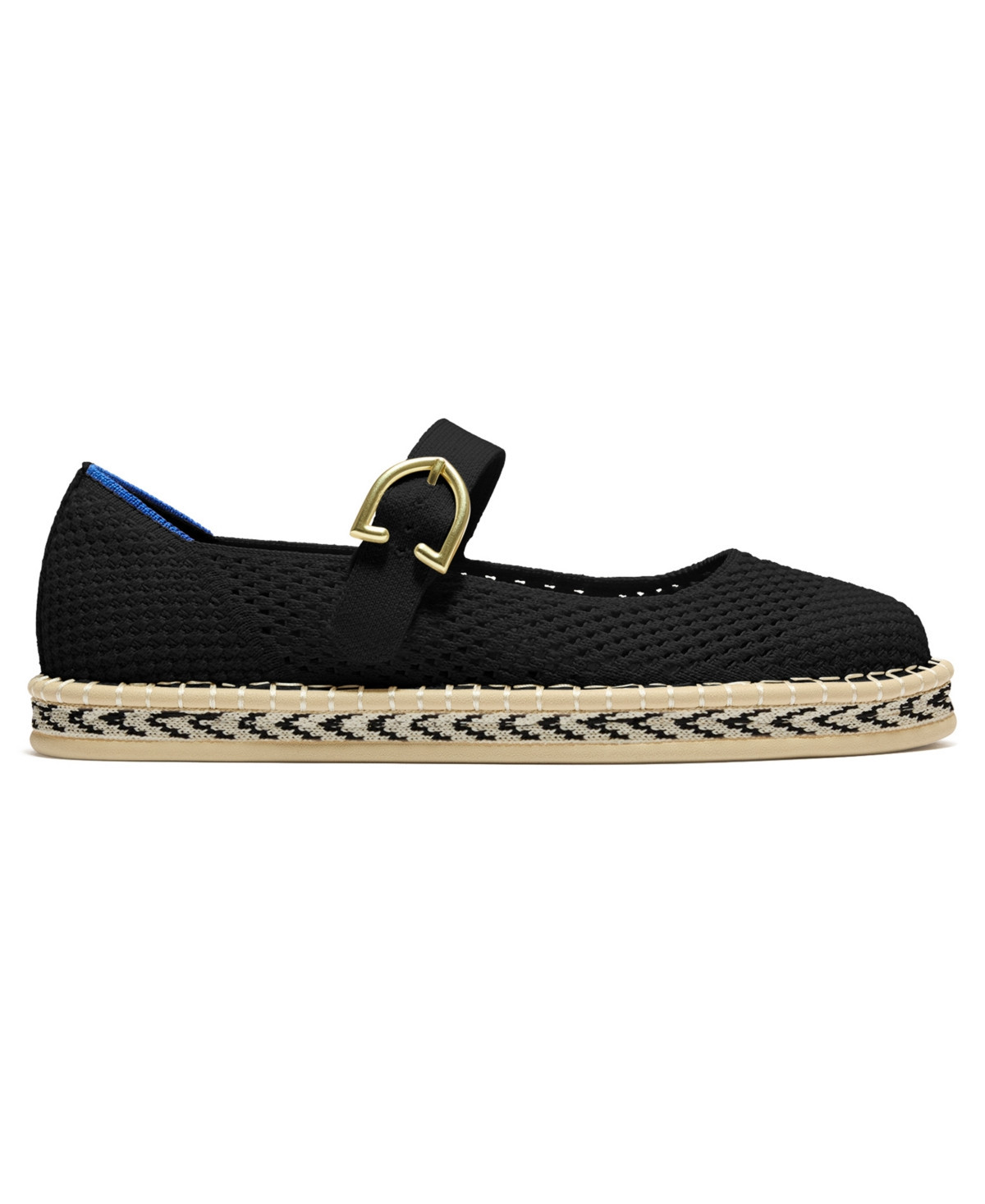 Rothy's Women's Espadrille Mary Jane Round Toe Flats - Black | Macy's