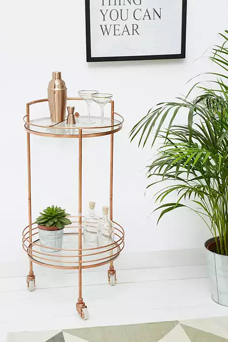 Leila Bar Cart | Urban Outfitters UK