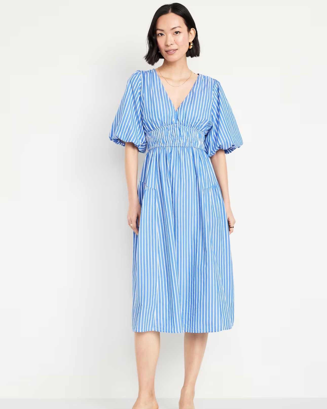 This cute blue puff sleeve dress is perfect for spring or summer. 

Dresses up with a heel or dressed down with a sandal or tennis shoe. 

It would even be a cute Easter dress. 

Comes in 2 other colors and the price is great! 

#LTKWorkwear #LTKOver40 #LTKFindsUnder50