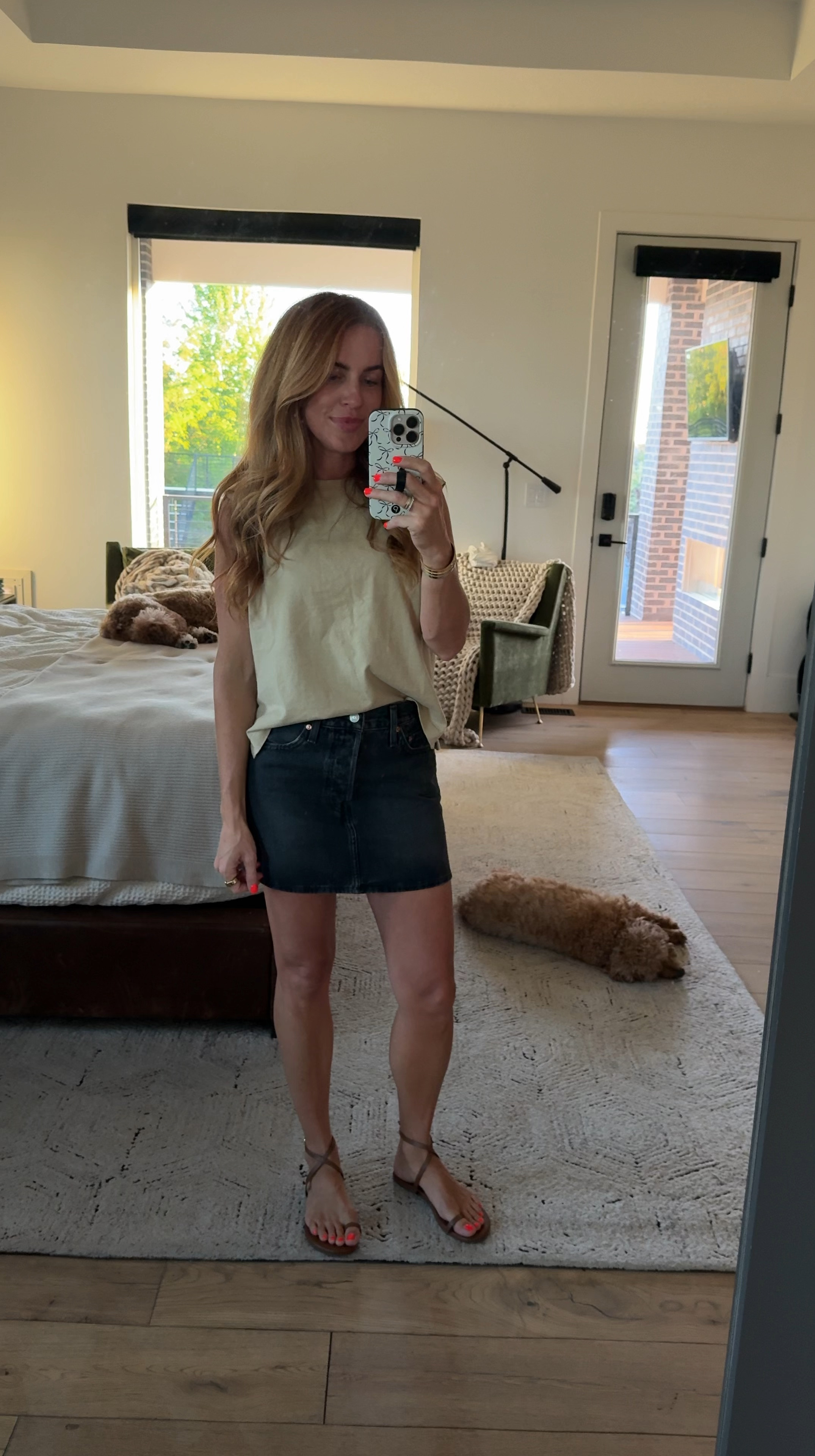 I’m a sucker for a denim skirt.. I’m in the small. 

@levis
