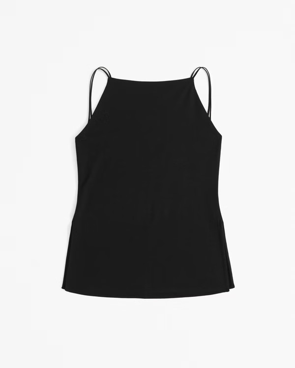 Longline Cotton-Modal Apron Top | Abercrombie & Fitch (US)