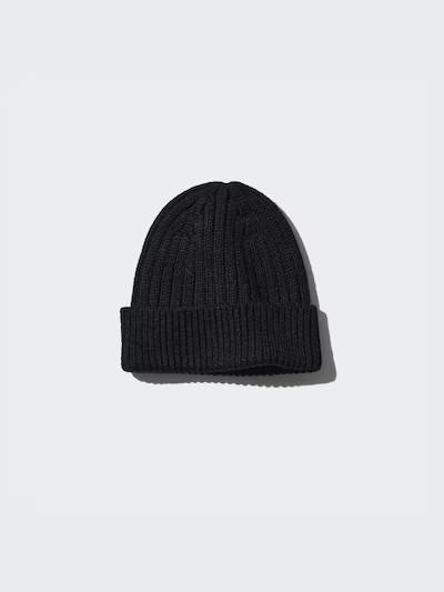 HEATTECH Ribbed Beanie | UNIQLO (UK)