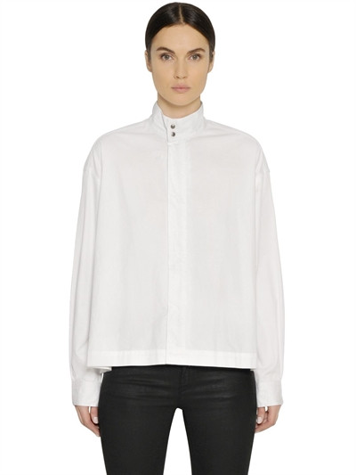 COTTON POPLIN SHIRT | Luisaviaroma