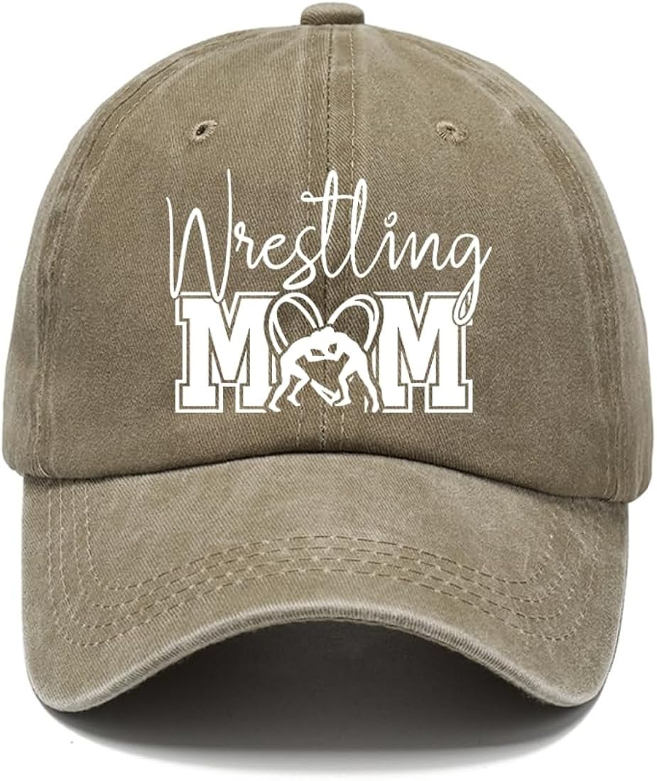 Wrestling Mom Hat, Wrestling Mama Hat, Personalized Wrestling Mom for Women Hat, Unisex Wrestling... | Amazon (US)