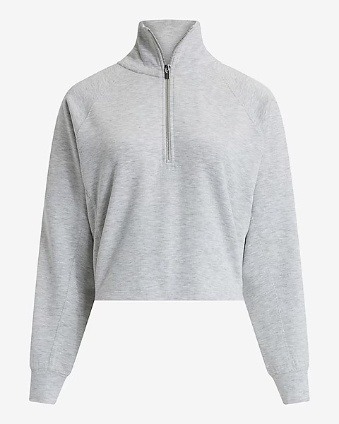 Quarter Zip Boxy Sweatshirt | Express