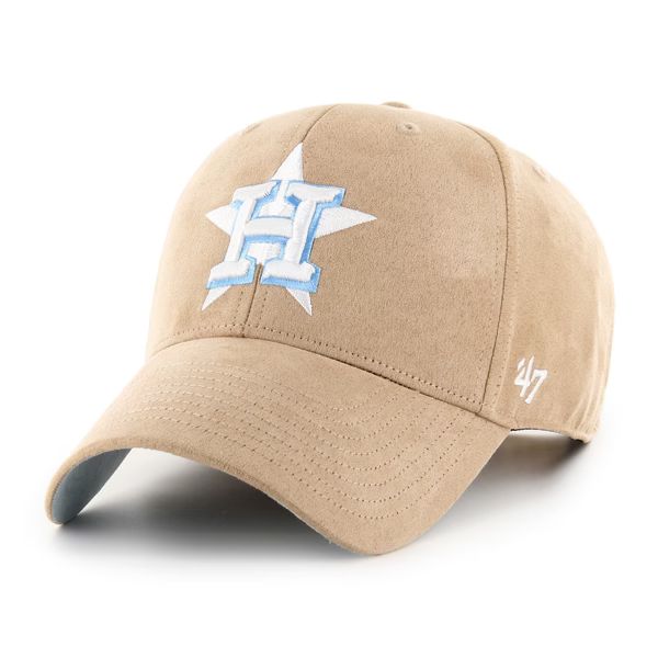 Houston Astros '47 Ultra Suede MVP Adjustable Hat - Khaki | Fanatics