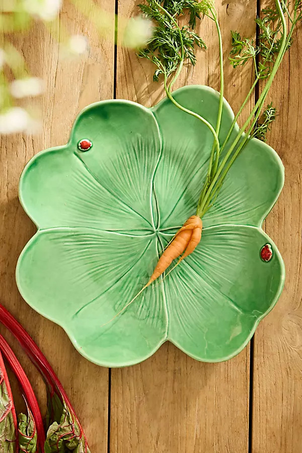 Shamrock Stoneware Serving Platter | Anthropologie (US)