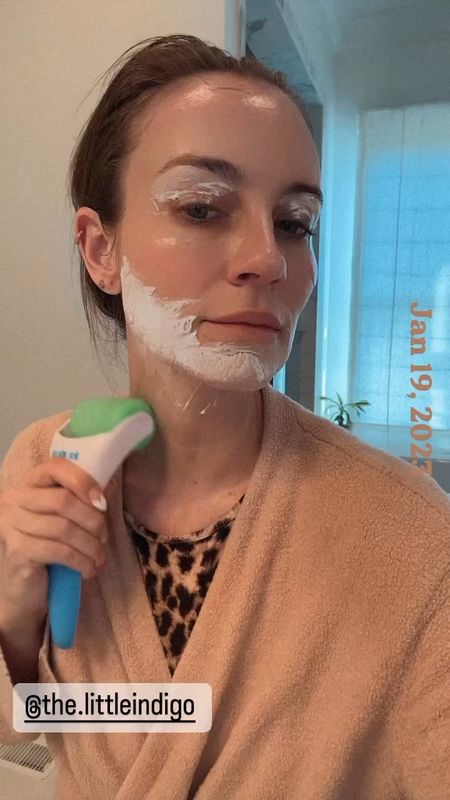 Morning skincare routine for puffiness after too much sodium. Great for at home lymphatic drainage massage routine as well  

#LTKFind #LTKbeauty #LTKunder50