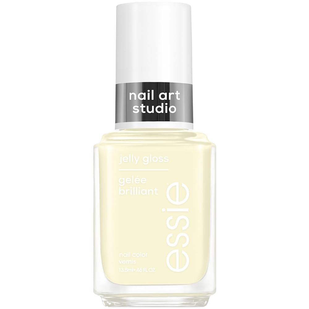 essie Nail Art Studio Jelly Gloss Polish, Vegan, Sheer Yellow Nail Polish, Buttercup Jelly, 0.46 ... | Amazon (US)