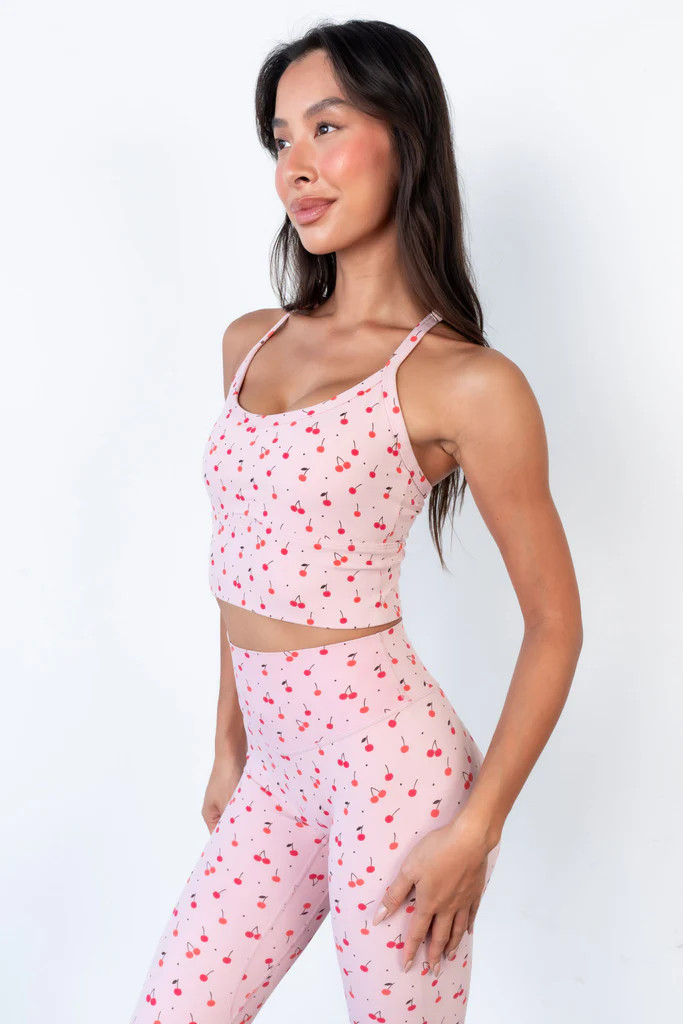 Cloud II™ Y Longline - Cherry Print | Vitality