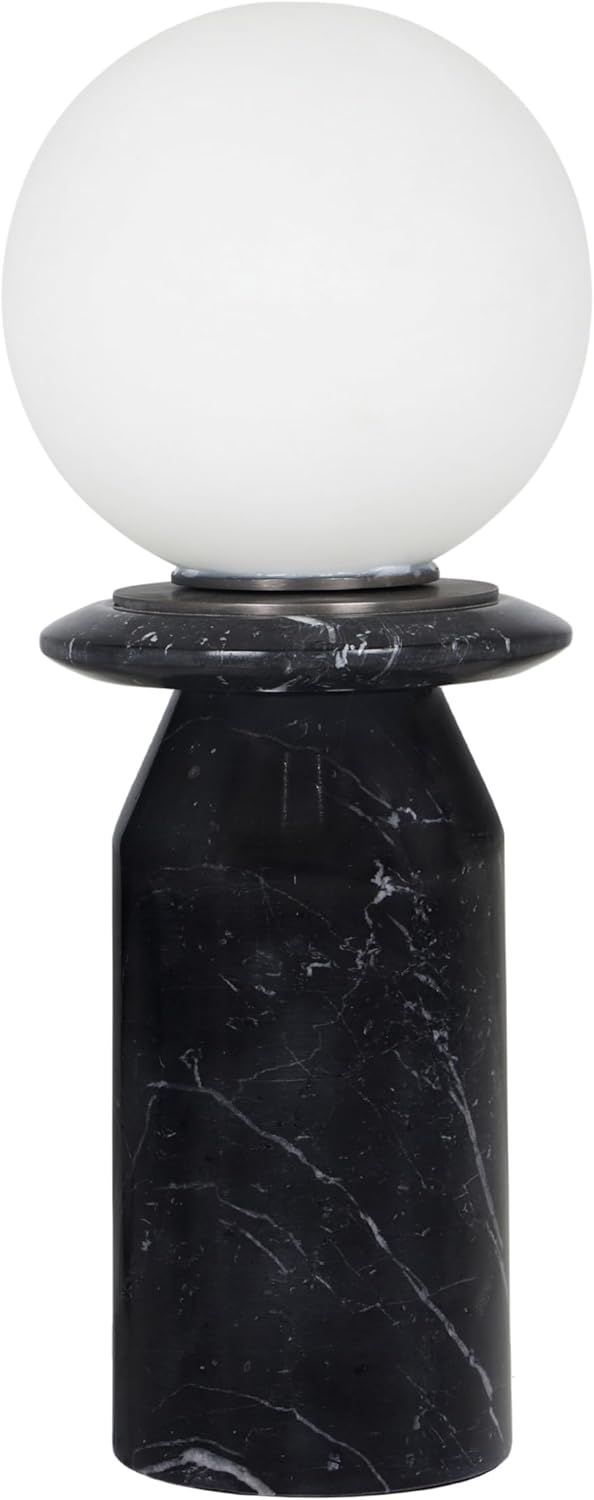 Tov Furniture Globe Onyx Black Marble Lamp | Amazon (US)