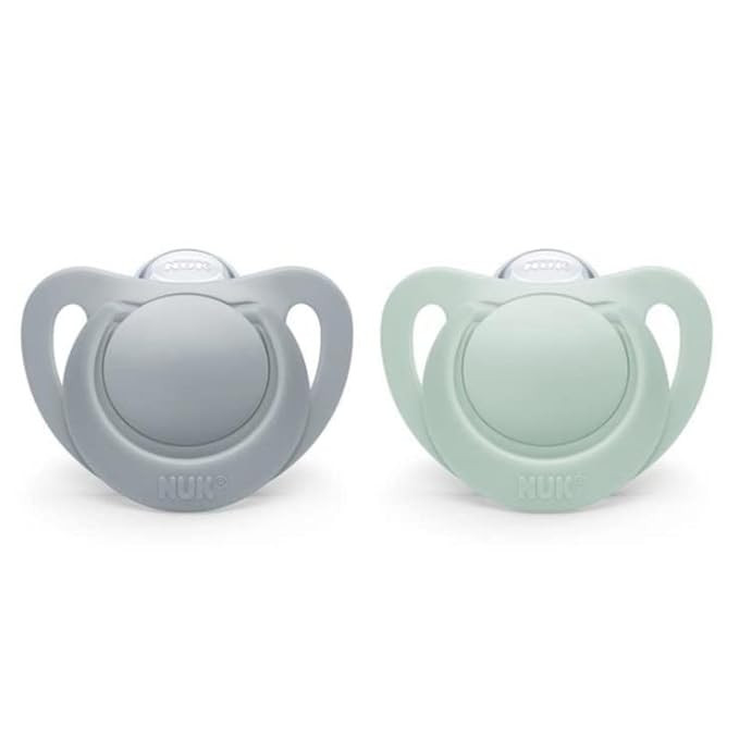 NUK | Orthodontic Pacifiers | Light Blue-Blue| 0-6 Months | Best Pacifier for Breastfed Babies | ... | Amazon (US)