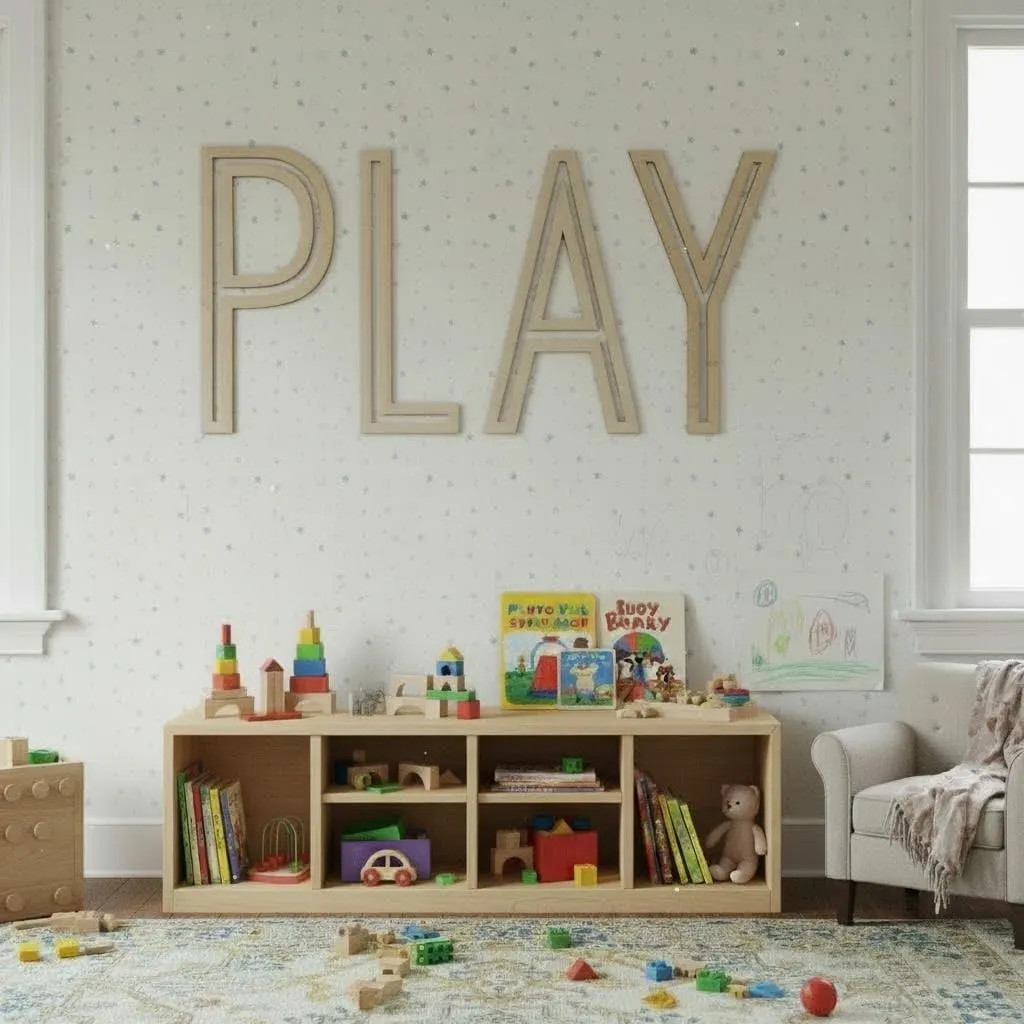 Large Wooden Name Sign | Custom Nursery Wall Letters | Personalized Wood Name | Kids Room Decor | Playroom Wall Decor | Etsy (Global)
