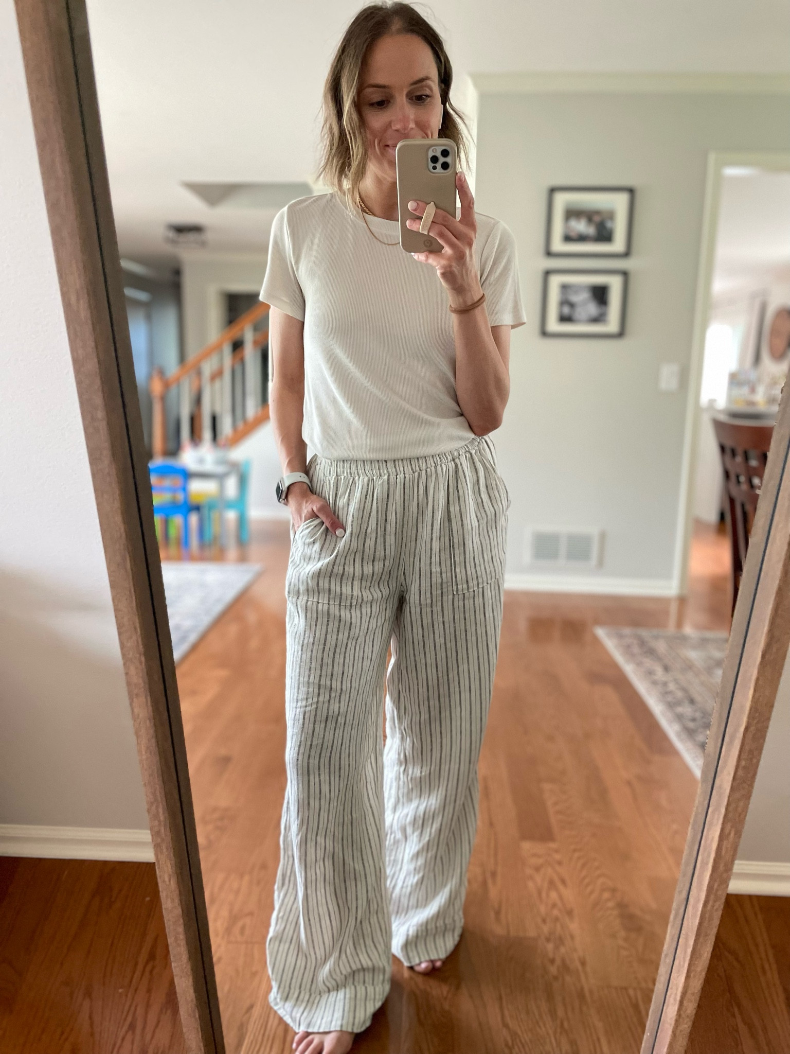 Love these linen pants from Walmart! Sized down to XS. These are great casually but could also be dressed up for date night or work! 🙌🏻 I love that they have pockets and have a stretchy waistband.

#LTKFindsUnder50 #LTKStyleTip #LTKSeasonal