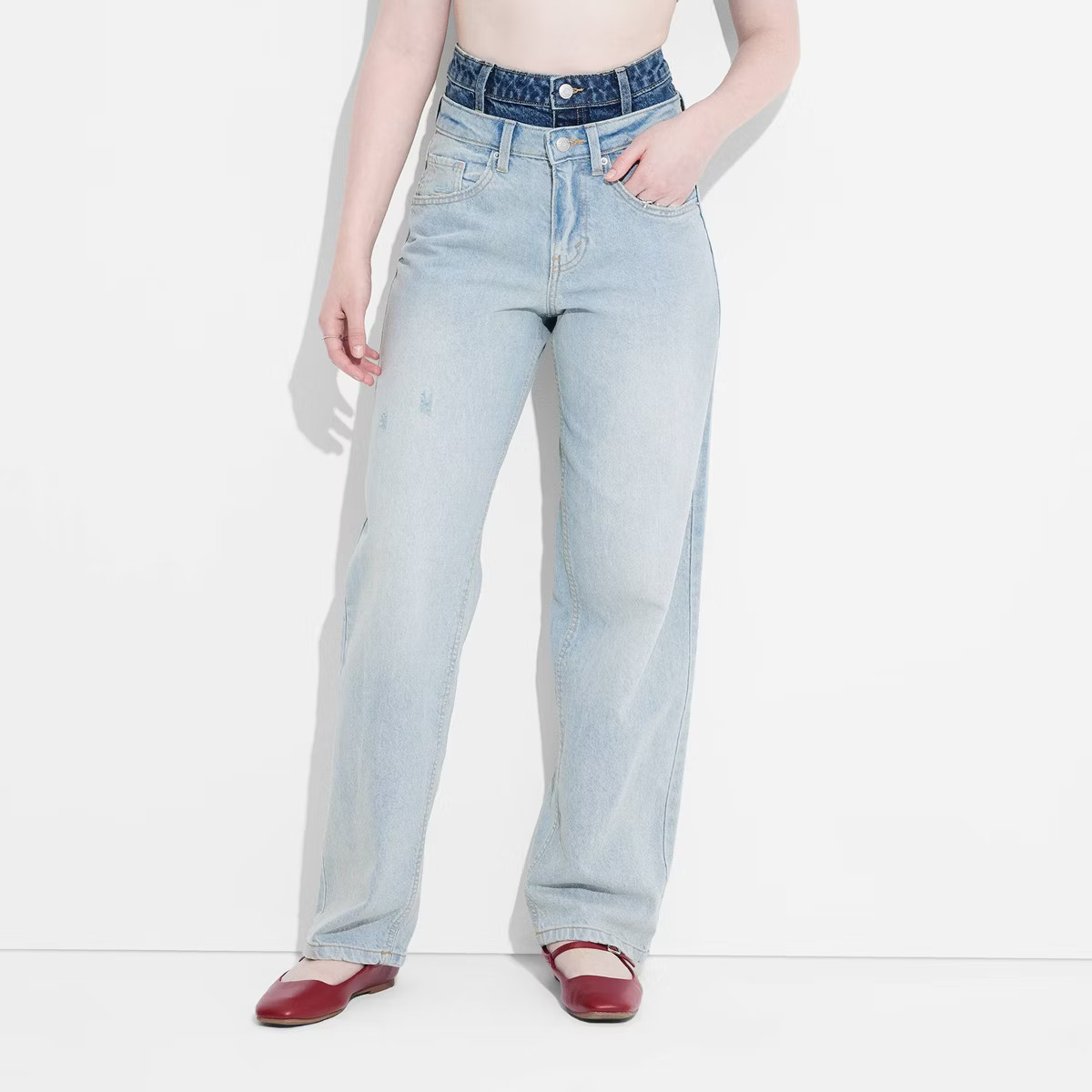 Women's Mid-Rise 90's Relaxed Straight Jeans - Wild Fable™ | Target