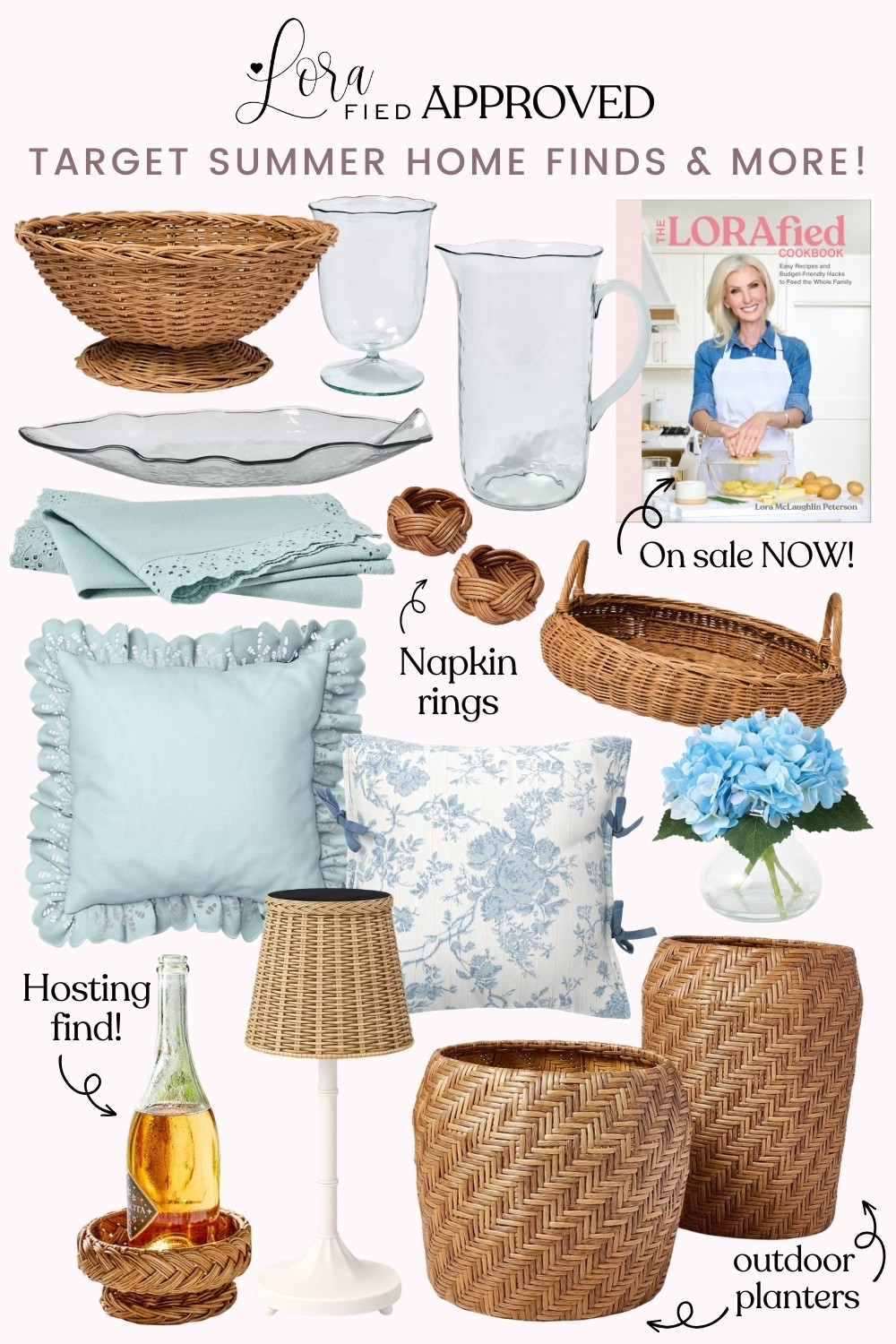 LORAfied Approved Summer Home Finds💙
lorafied cookbook, target new home, target home decor, target summer home, summer hosting, summer dining

#LTKSeasonal #LTKHome