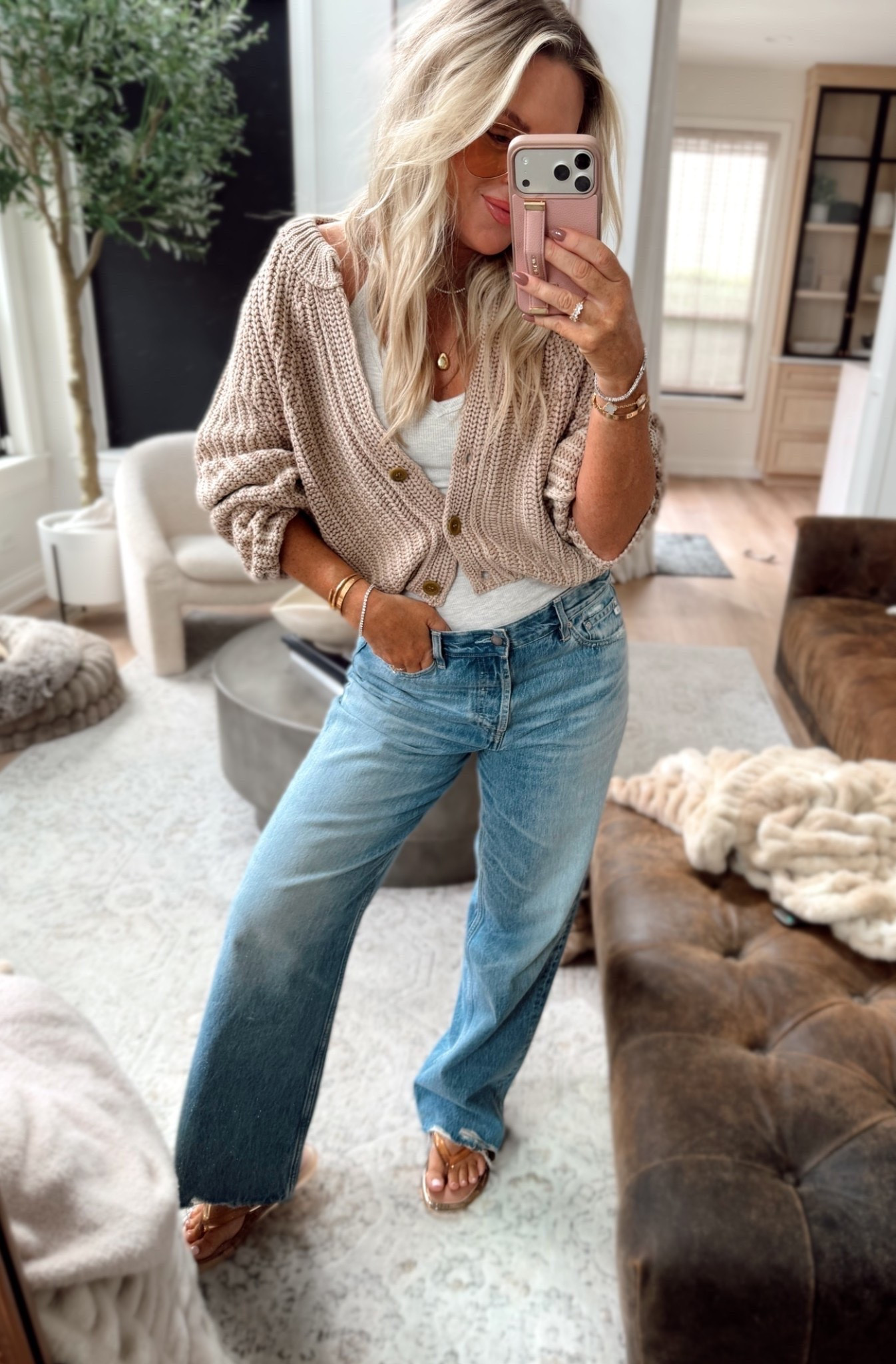 OOTD✨💛
wearing small in tops + sized up in denim for baggy fit!

Active wear. Jeans. Denim. Sweater.

#LTKootd #LTKSeasonal