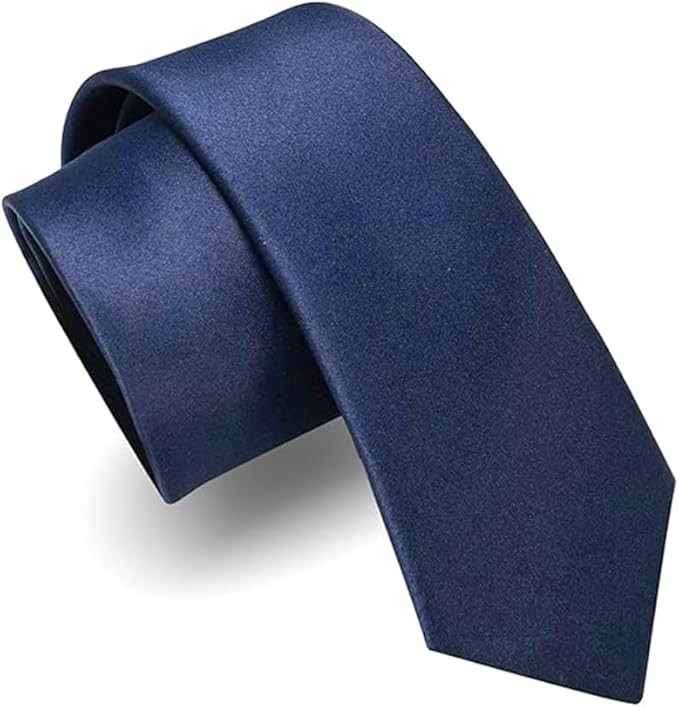 haoyuan Men Ties - Classic Neck Tie, Skinny Neck Tie, Solid Color Tie, Men's Formal Necktie, Wear... | Amazon (UK)