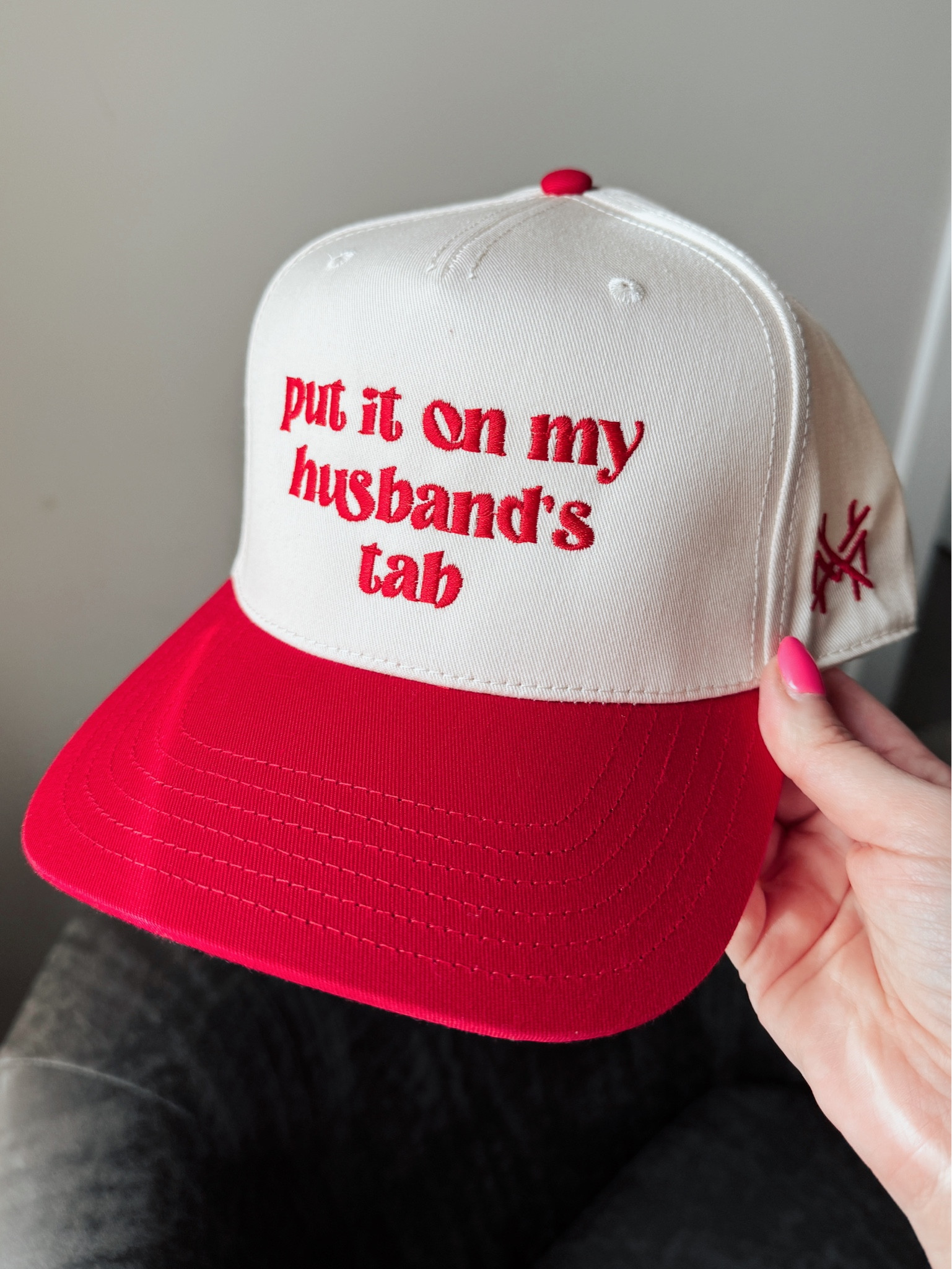 “ Put in on my husband’s tab ” trucker hat from The Mad Hatter Company - comes in multiple colors

#LTKFindsUnder50 #LTKStyleTip #LTKGiftGuide