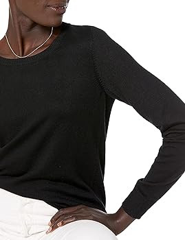 Amazon Essentials Women's Long-Sleeve Lightweight Crewneck Sweater (Available in Plus Size) | Amazon (US)
