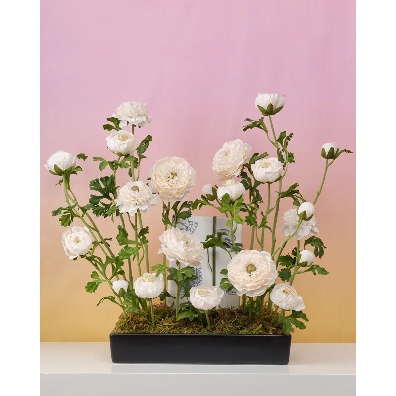 Primrue 15" Artificial Ranunculus Flowers Stems & Reviews | Wayfair | Wayfair North America