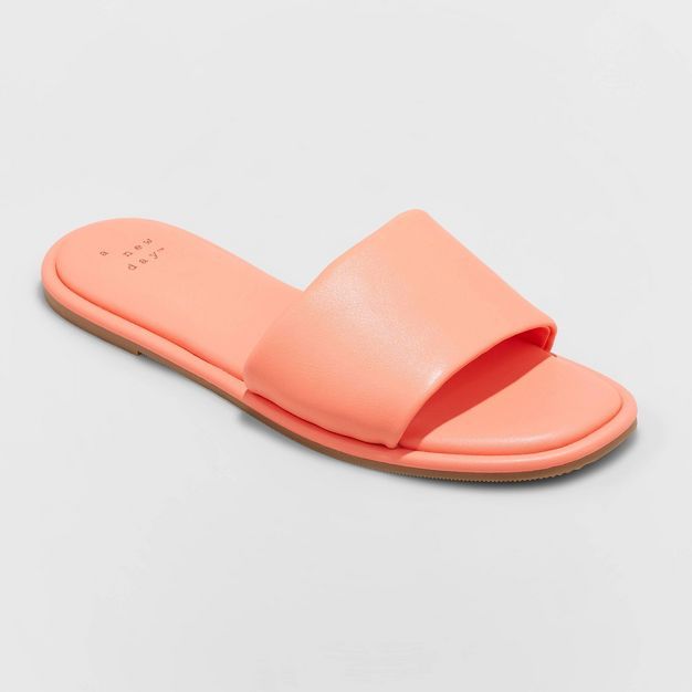 Women's Lulu Slide Sandals - A New Day™ | Target