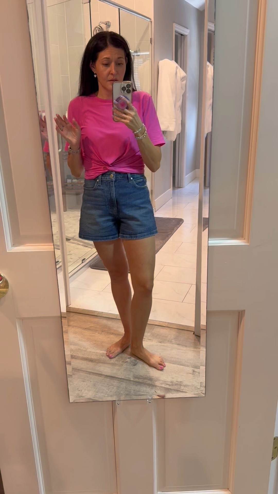 Truly blown away by these shorts! I sized up to a 27.

#LTKActive #LTKSeasonal #LTKStyleTip