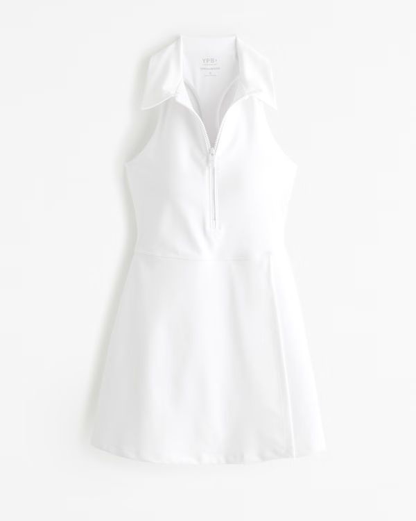 YPB sculptLUX Polo Collar Wrap Mini Dress | Abercrombie & Fitch (US)