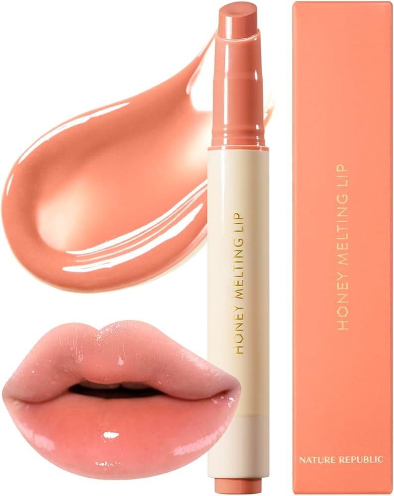 Nature Republic HONEY MELTING LIP (01 APRICOT) SOFT LIP STICK, Hydrating Gloss, Moisturizing balm... | Amazon (US)