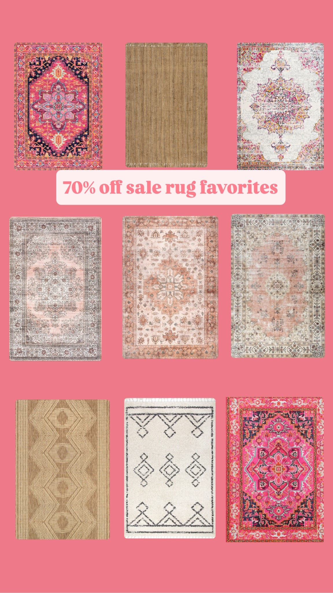 Rugs USA 70% off sale favorites! 

#LTKHome #LTKFindsUnder100 #LTKSaleAlert