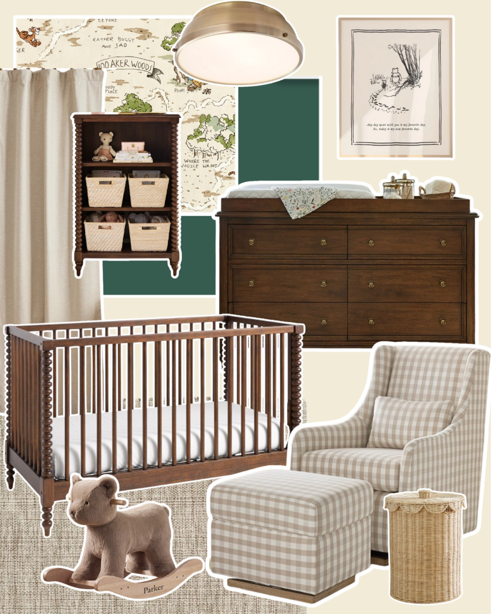 Baby Boy Nursery Ideas, Classic Baby boy nursery, baby boy crib, nursery chair, rocking chair, luxury nursery furniture, Benjamin Moore Gondola Ride Green 

#LTKHome #LTKBaby #LTKBump