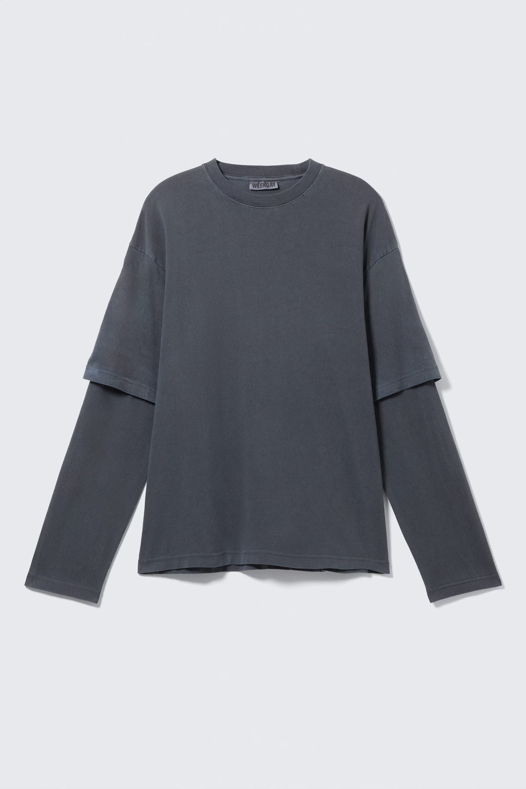 Double-Layered Cotton T-shirt | Weekday