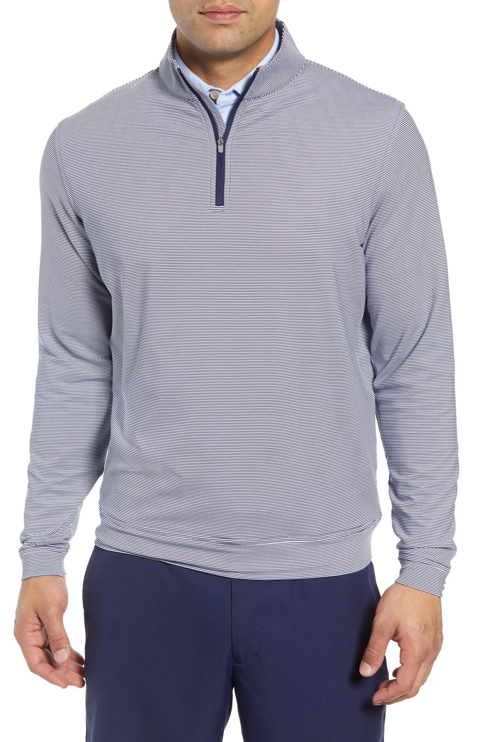 Perth Stripe Quarter Zip Performance Pullover | Nordstrom