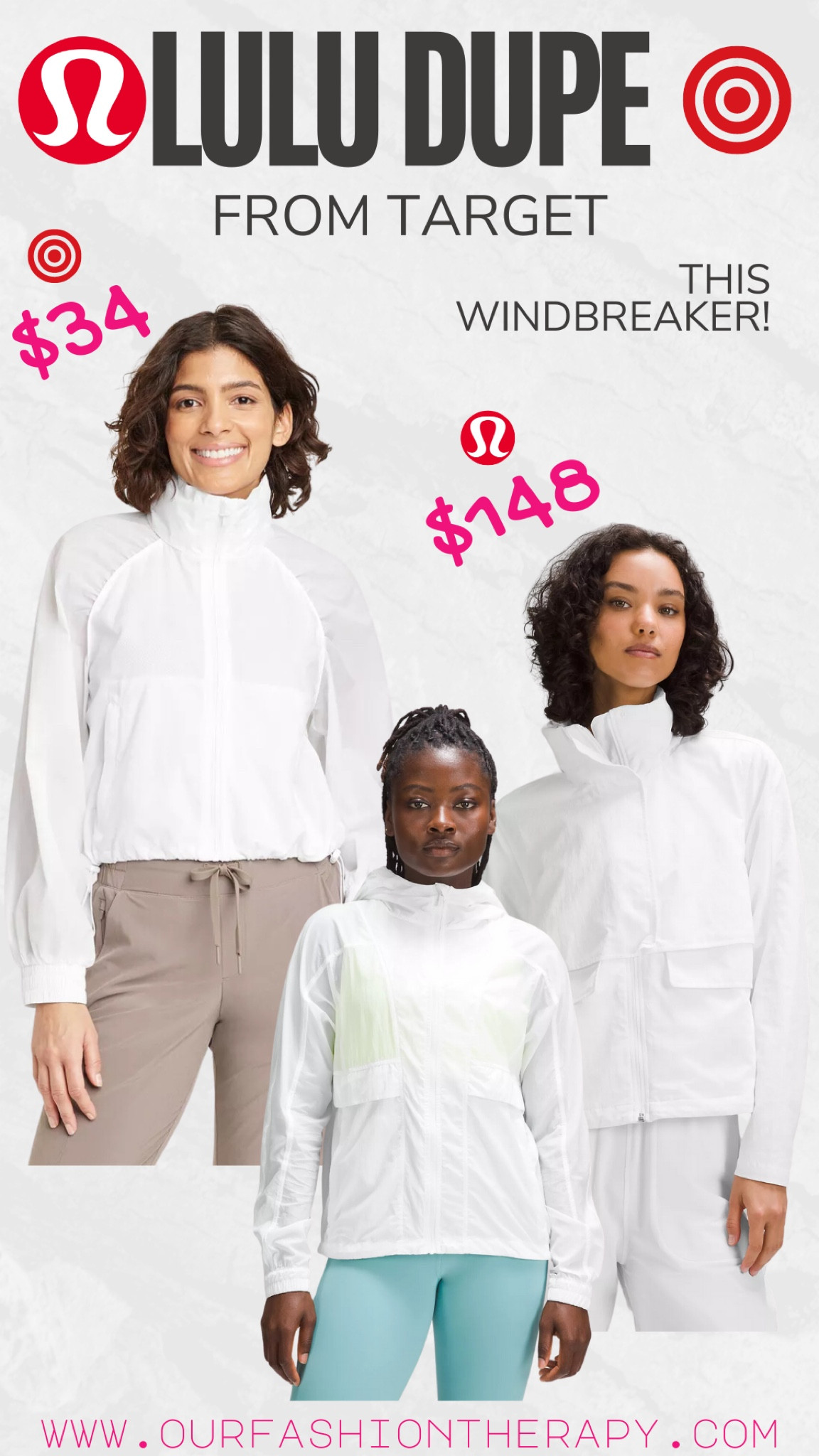 Lululemon windbreaker dupe from Targett

#LTKActive #LTKSaleAlert #LTKFindsUnder50
