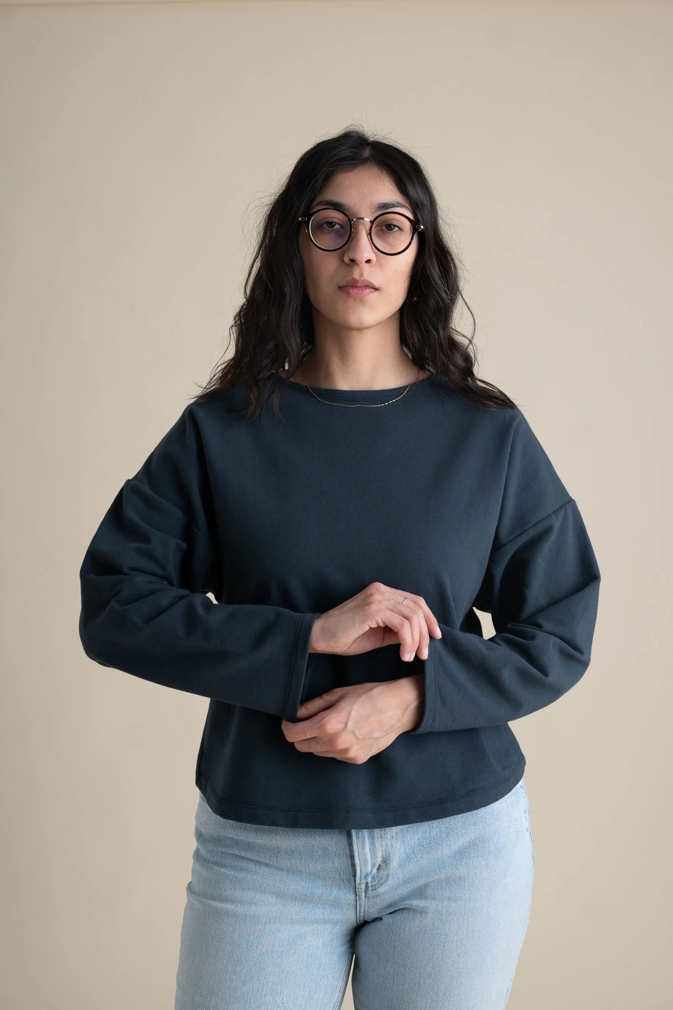 Christine Top in Ocean | Conscious Clothing