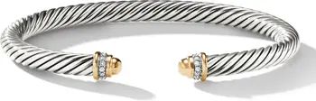 Cable Classics Bracelet with 18K Gold Domes & Diamonds, 5mm | Nordstrom