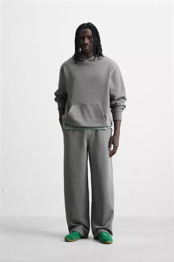 WIDE FIT JOGGER PANTS | Zara US