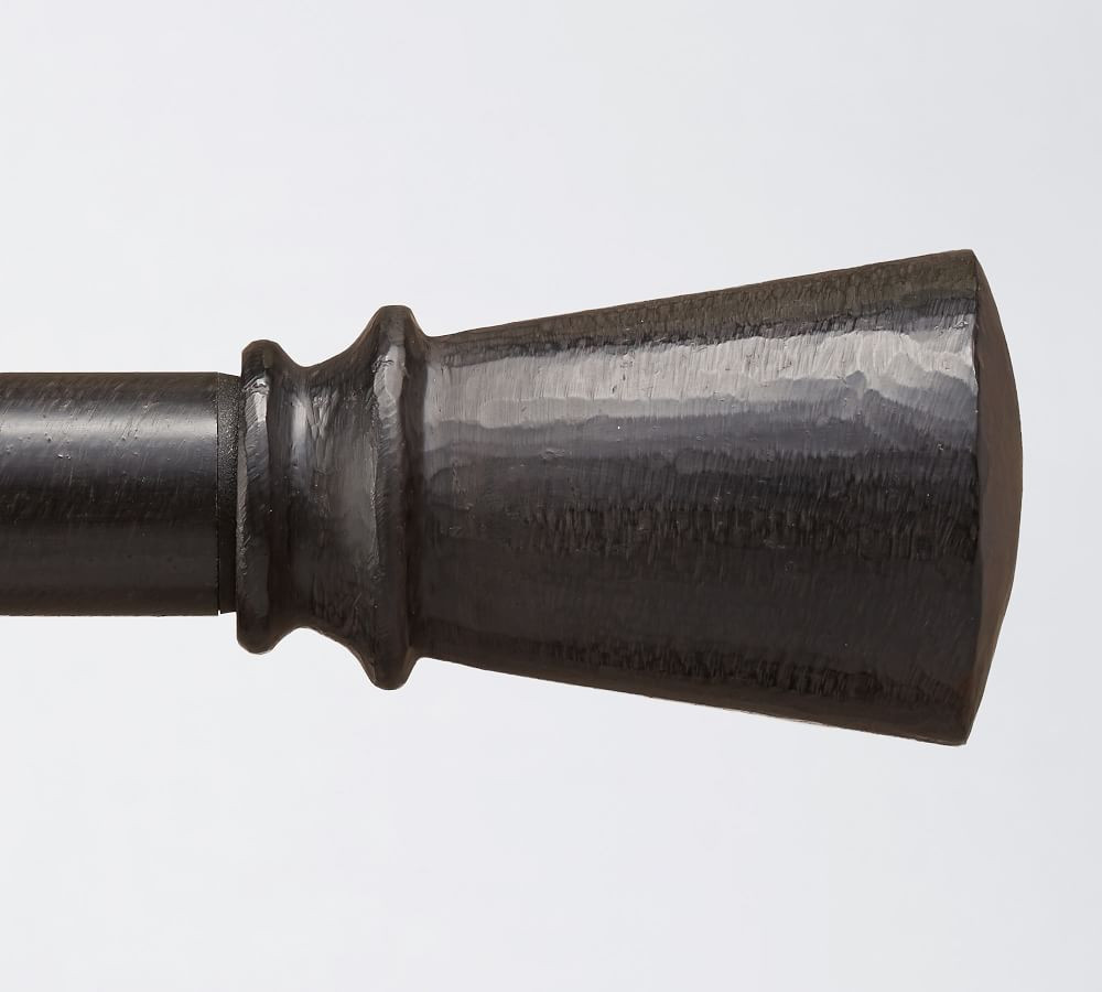 Cast Iron Black Tapered Finial - Set of 2 | Pottery Barn (US)