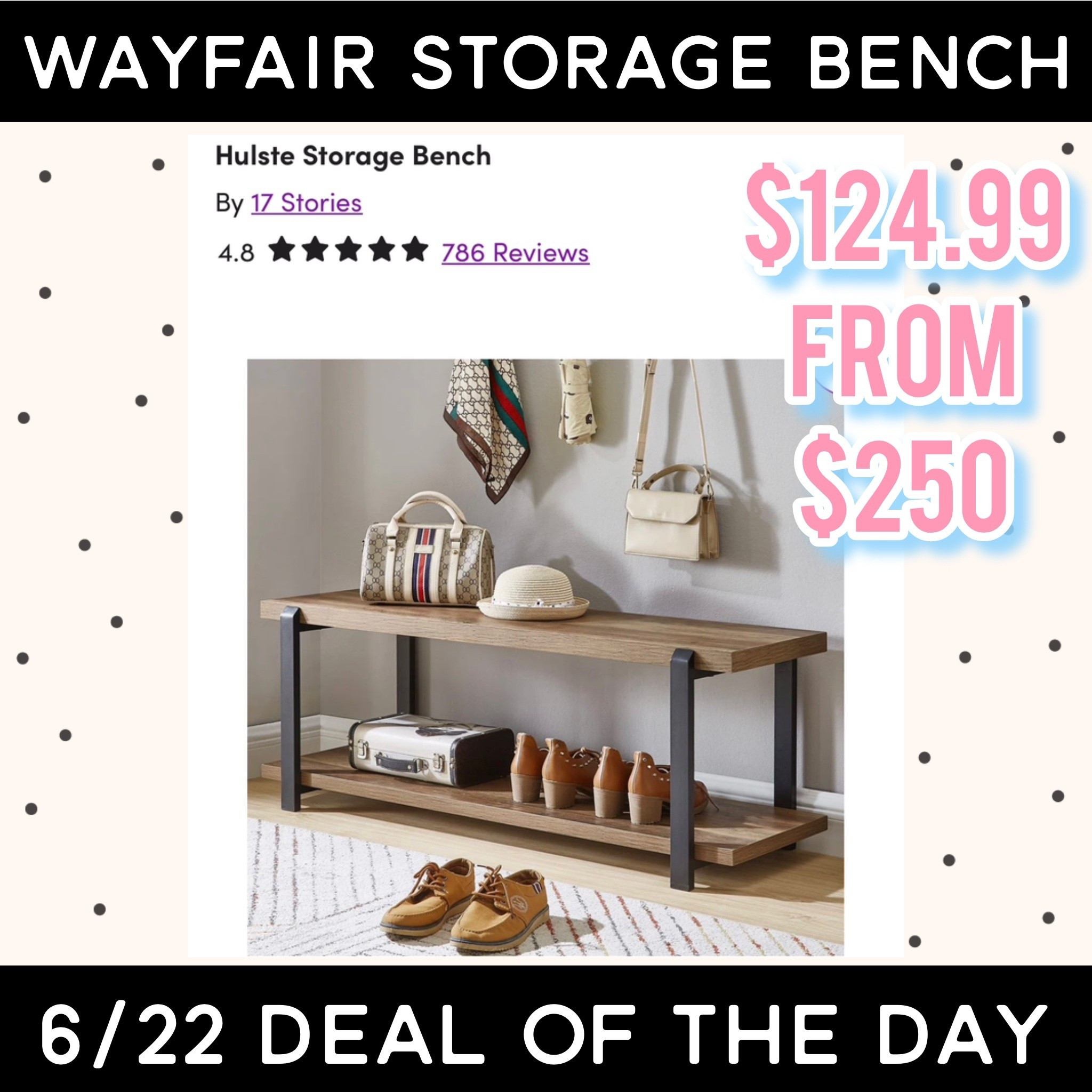 Storage bench 

#LTKHome #LTKShoeCrush #LTKSaleAlert