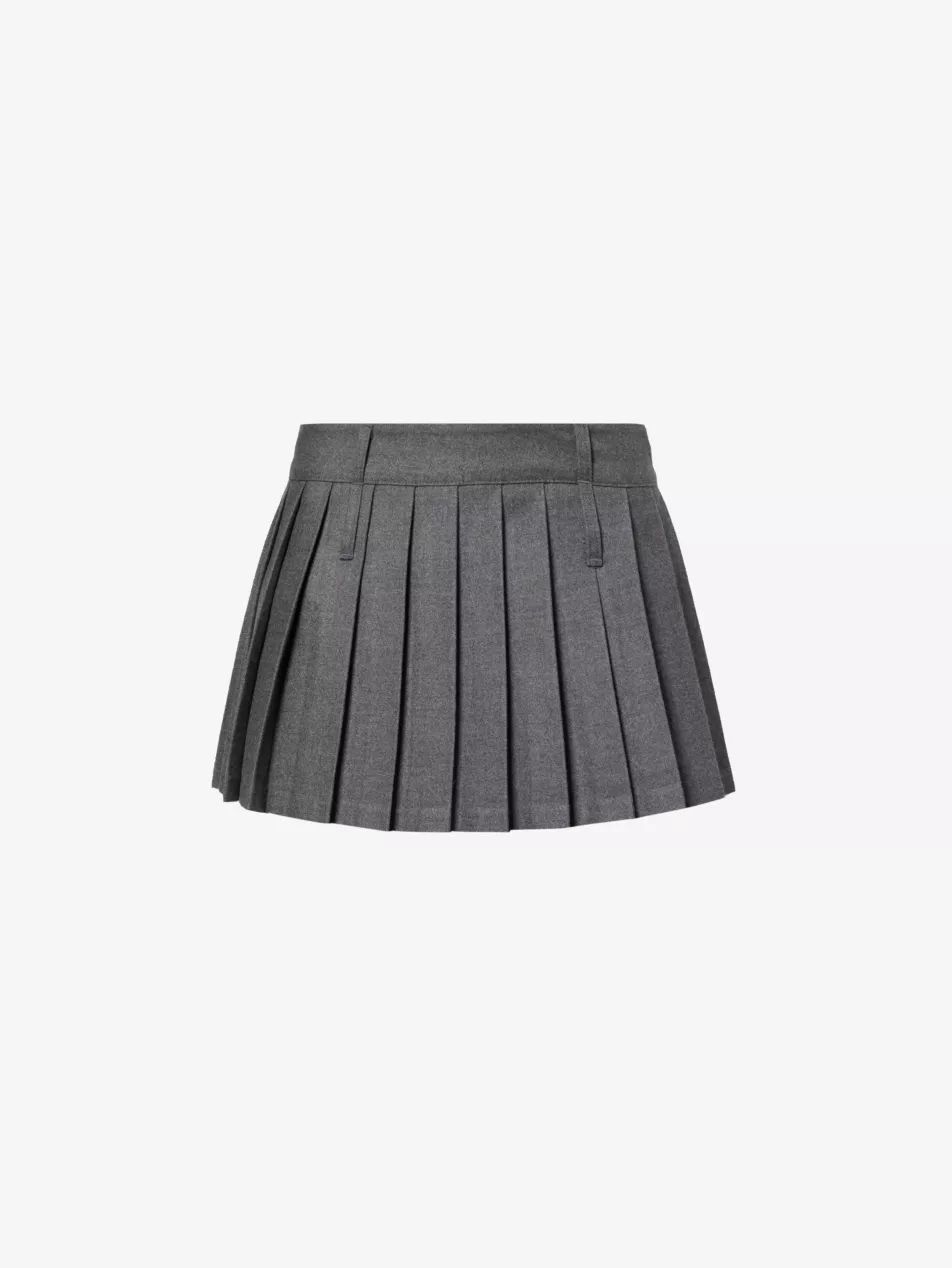 Blake pleated woven mini skirt | Selfridges