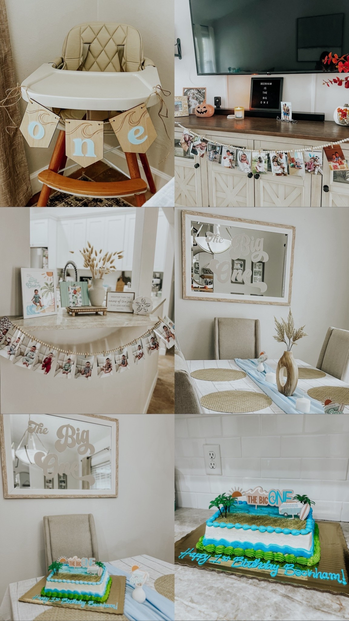 The Big One first birthday decorations! Save this for inspo 
🌊🏄‍♂️🤙🏼#LTKFamily

#LTKBaby #LTKKids