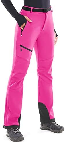 Heathyoga Snow Ski Pants Women Waterproof Softshell Insulated Fleece Lined Snowboard Pants Hiking... | Amazon (US)