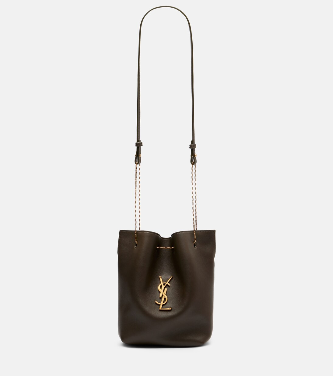 Pochon Cassandre leather bucket bag | Mytheresa (UK)