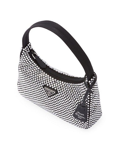 Prada Satin Mini-Bag with Crystals | Saks Fifth Avenue
