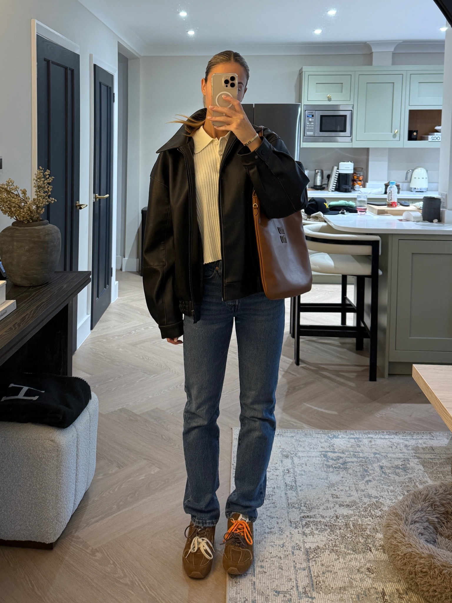 running errands 🏃‍♂️ I wear size 26w 32l in Levi jeans! And a medium coat & small top. 

#LTKstyletip #LTKuk #LTKeurope
