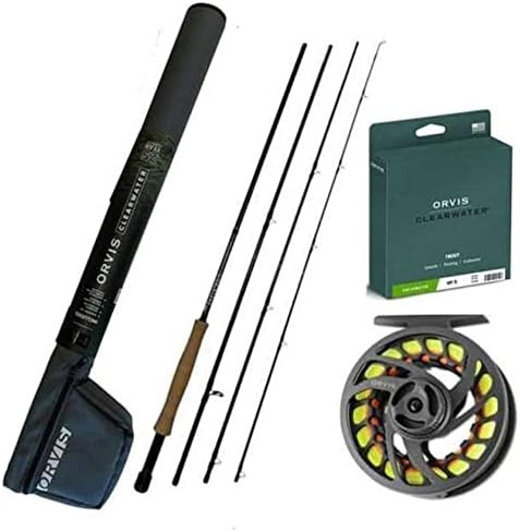 Orvis Clearwater Fly Rod Outfit - 5,6,8 Weight Fly Fishing Rod and Reel Combo Starter Kit with La... | Amazon (US)